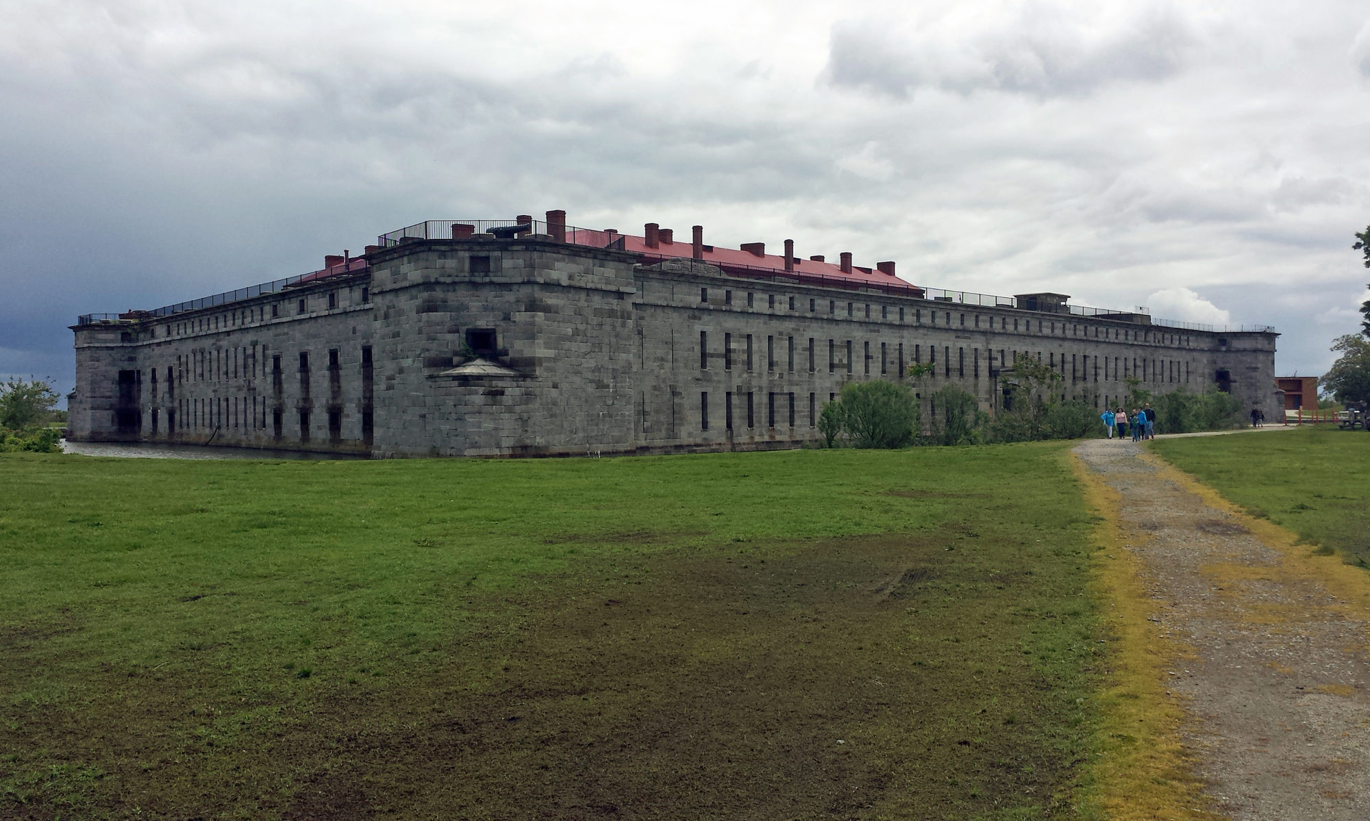 Fort Delaware that used to protect Philadelphia and other cities up the Delaware River