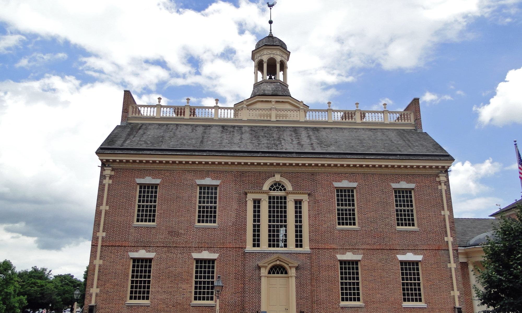 old Delaware State Capitol building in Dover