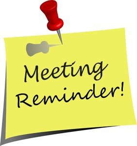 Meeting Reminder clipart