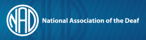 National Association of the Deaf logo