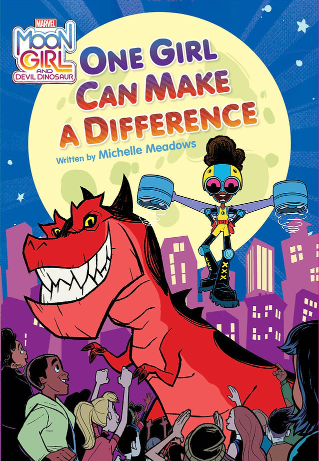 One Girl can make a difference by Michelle Meadows - Marvel Moon Girl and Devil Dinosaur comes to Rehoboth Beach in August 2023