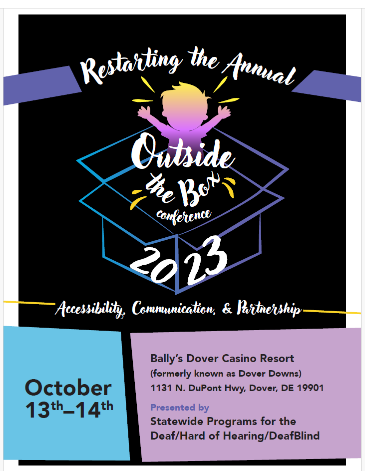 Outside the Box Conference, Oct 13-14 at Bally's Dover Casino.