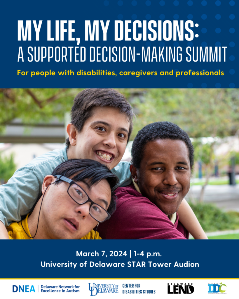 My Life, My Decisions Summit, at University of Delaware in Newark, March 7, 2024. see below for more info