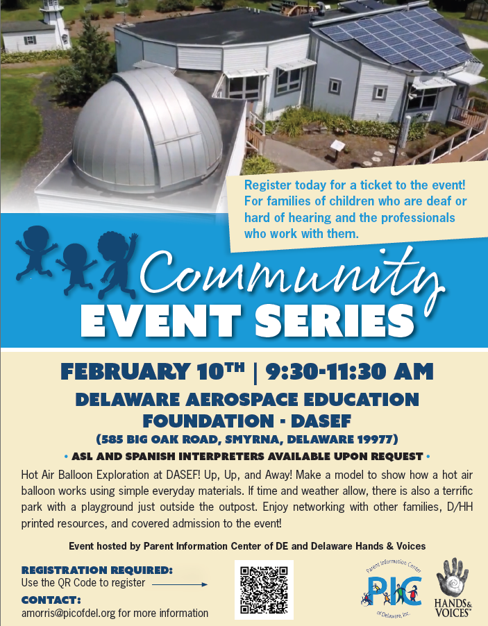 Community Event Series on Feb 10, 2024. Featuring Hot Air Balloon discussion in Smyrna. See the PDF file below for more details and registration link.
