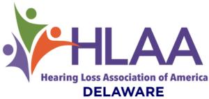 Delaware Hearing Loss Association of America Chapter logo