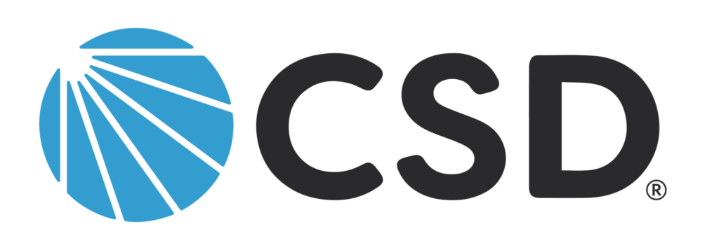 Communication Service for the Deaf (CSD) logo